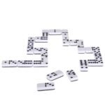 Klasikinis domino žaidimas su 28 kaladėlėmis ir metaline dėžute – Paveikslėlis 2