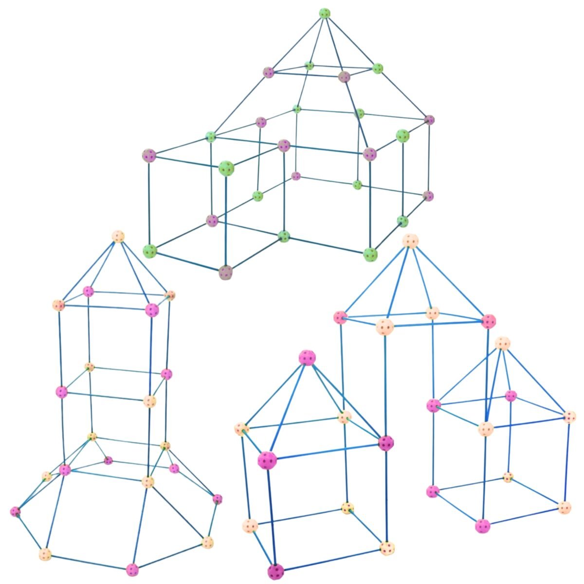 Konstravimo rinkinys fortams ir palapinėms, 340 dalių ir pledu – Paveikslėlis 6