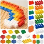 Konstrukcinis STEM kaladėlių rinkinys iš 563 detalių su 4 pagrindo plokštėmis – Paveikslėlis 7