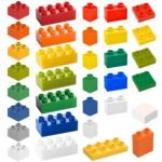 Konstrukcinis STEM kaladėlių rinkinys iš 563 detalių su 4 pagrindo plokštėmis – Paveikslėlis 8