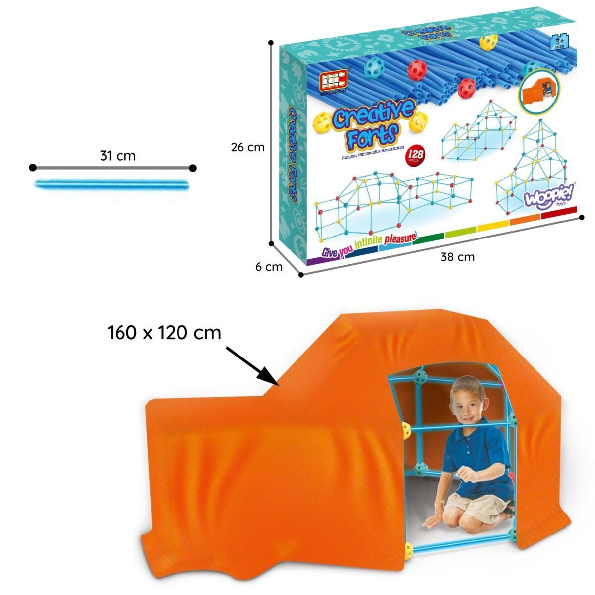 Konstruktorius palapinių statybai su uždangalu – Paveikslėlis 8