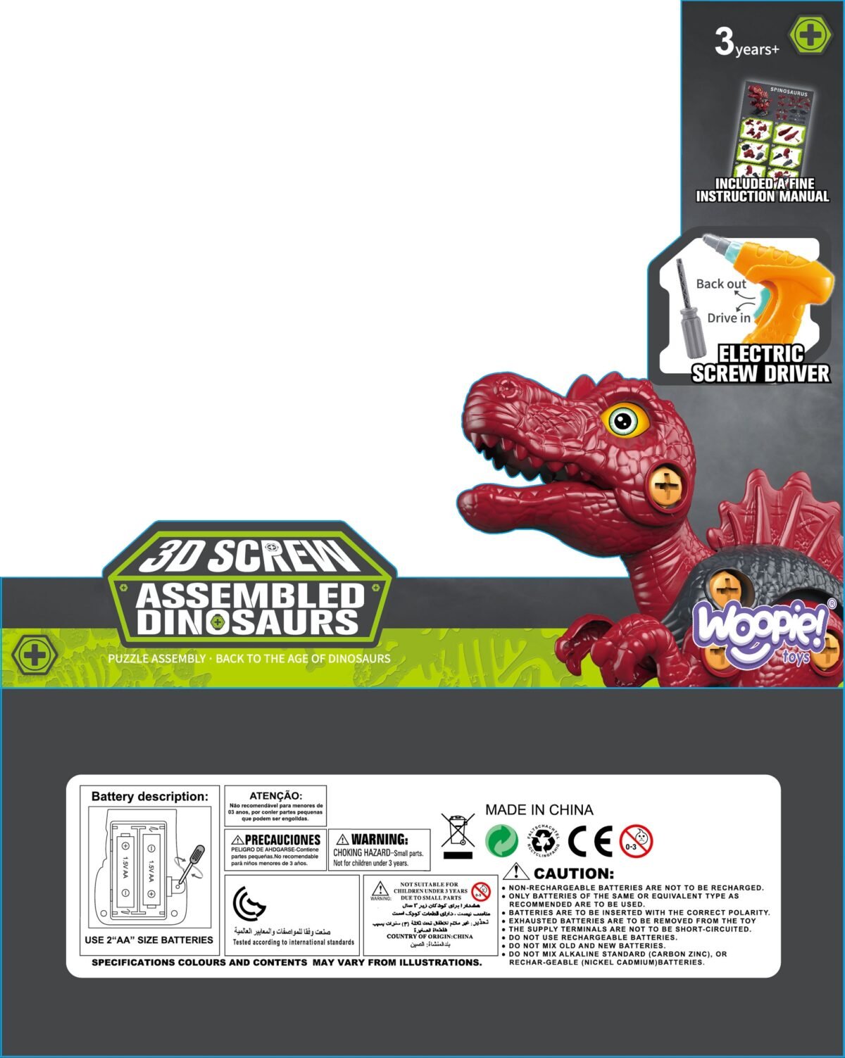 Konstruojamas dinozauras su elektriniu suktuvu – Paveikslėlis 11