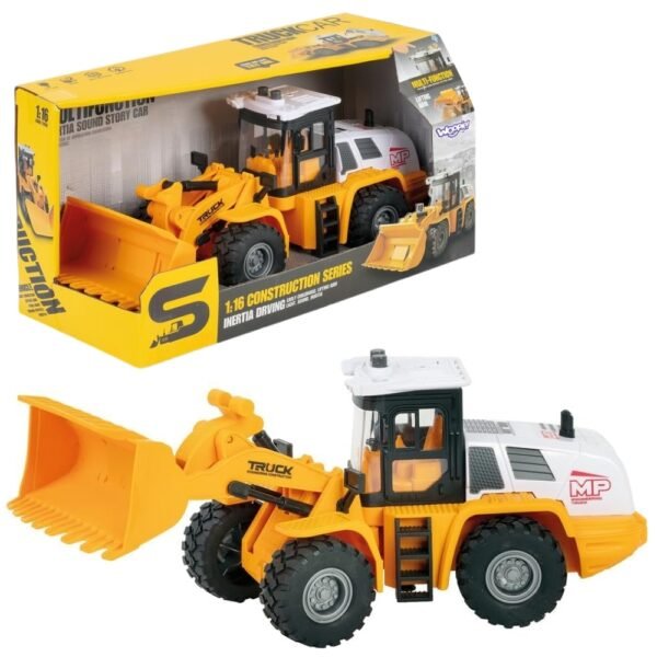 Krautuvo-ekskavatoriaus modelis 1:16 su šviesos ir garso efektais