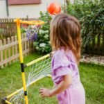 Krepšinio ir futbolo 2in1 rinkinys su kamuoliais ir pompa – Paveikslėlis 4