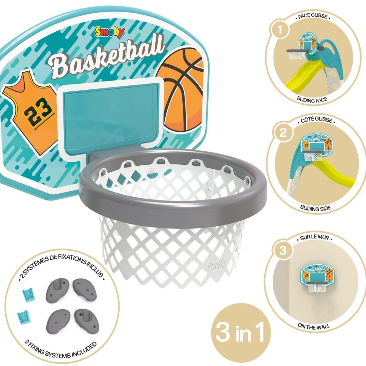 Krepšinio lankas tvirtinamas prie čiuožyklos ar sienos – Paveikslėlis 12