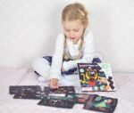 Kūrybiniai braižymo paveikslėliai su gyvūnėlių motyvais, 7 dalių rinkinys