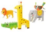 Kūrybinis 3D origamio rinkinys dešimčiai gyvūnėlių