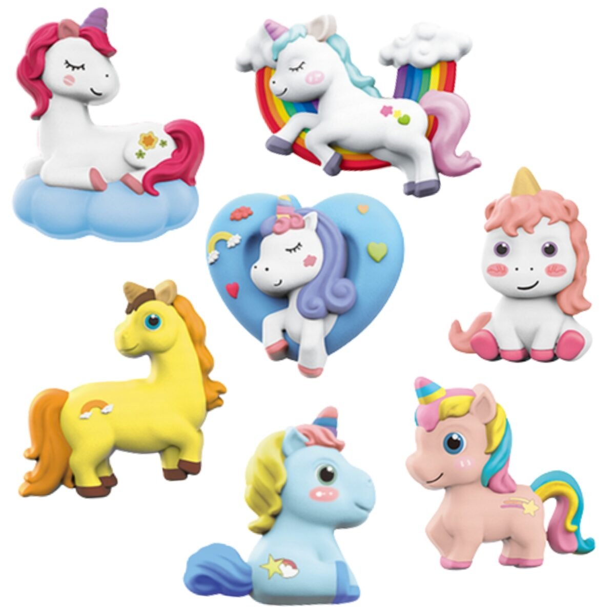 Kūrybinis gipso vienaragių liejimo ir dažymo rinkinys – Paveikslėlis 2