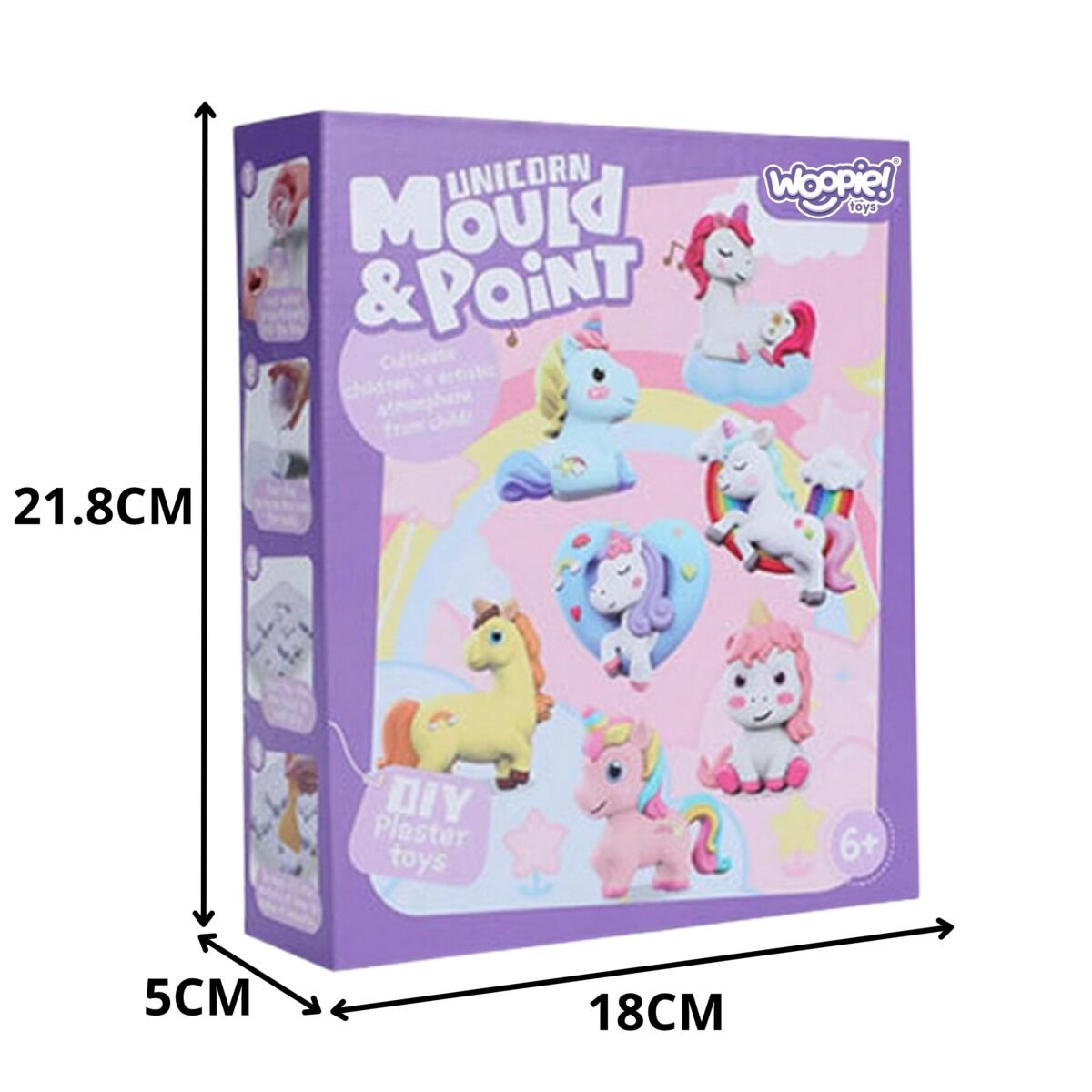 Kūrybinis gipso vienaragių liejimo ir dažymo rinkinys – Paveikslėlis 5