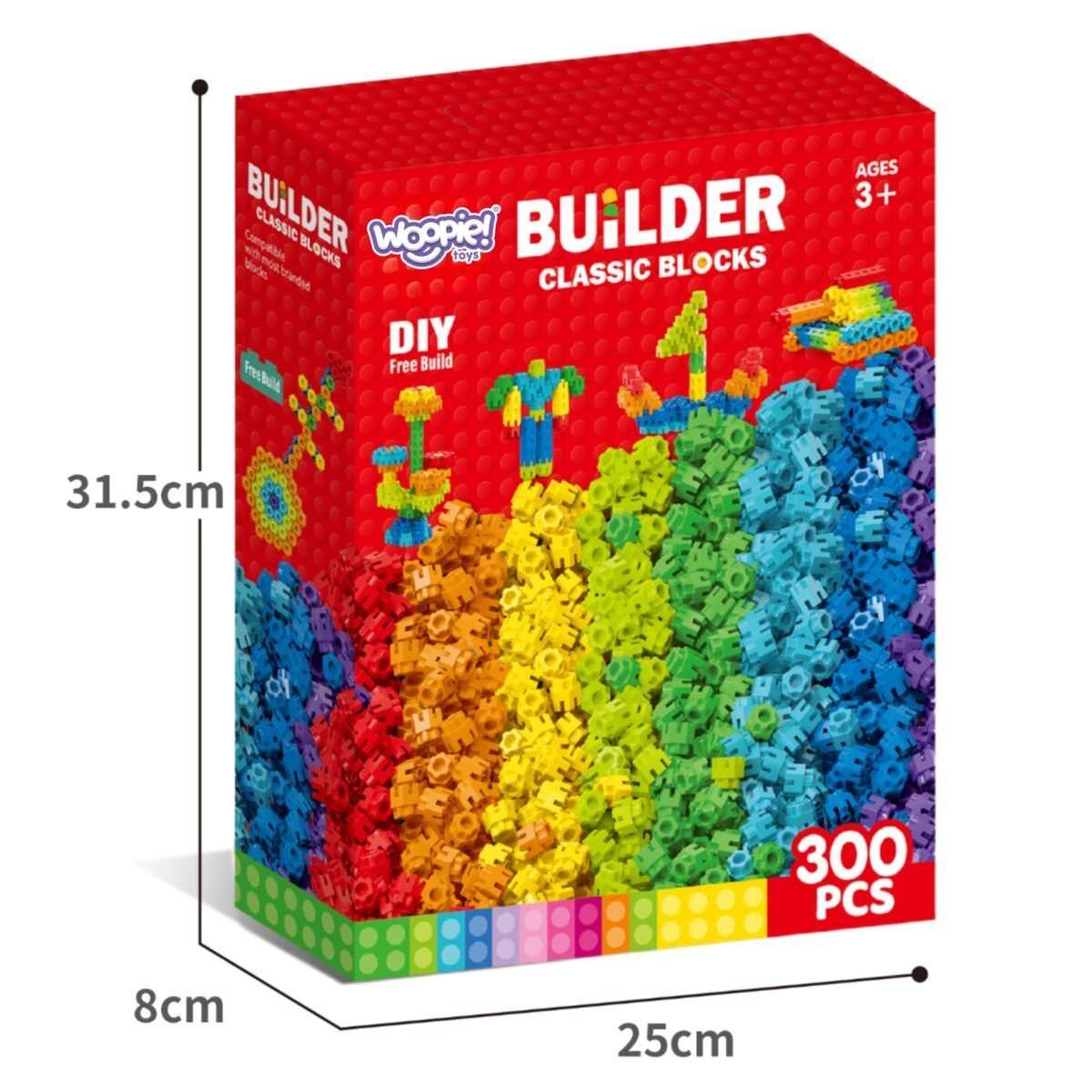 Kūrybinis konstruktorius su 300 elementų – Paveikslėlis 4