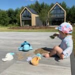 Kviečių pluošto smėlio ir vonios rinkinys su vėžliuku, 8 dalių