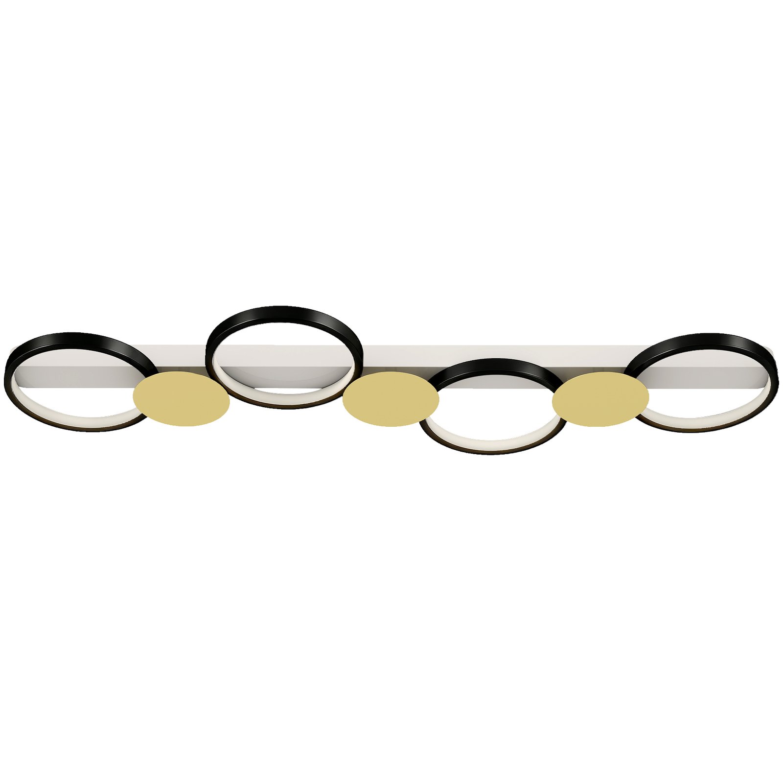 LED lubinis šviestuvas su 4 žiedais