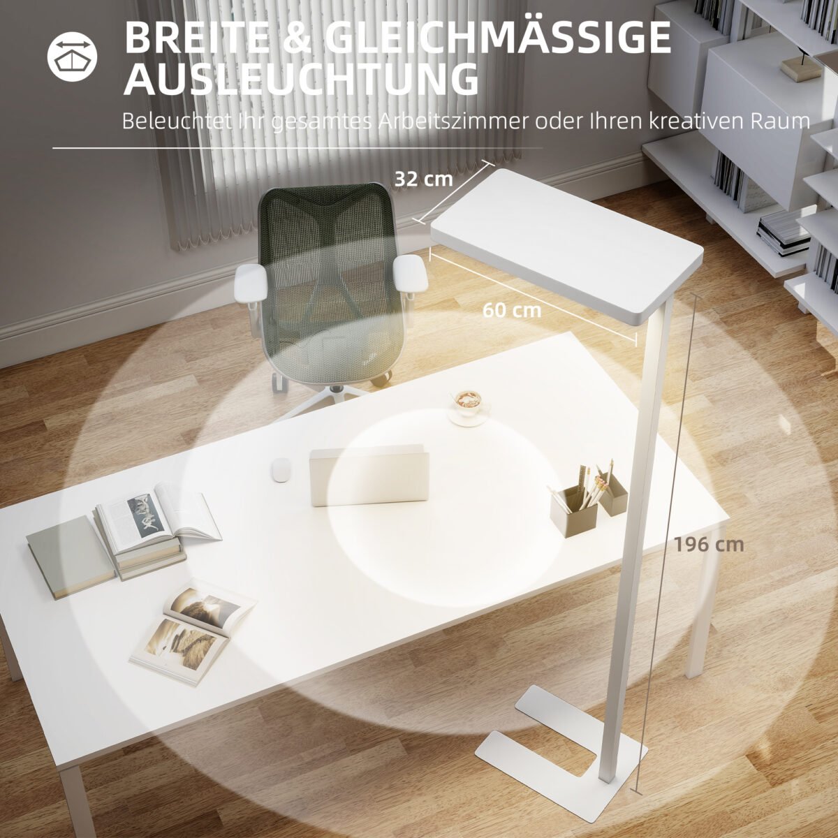 LED toršeras su švelnia akims šviesa ir nuotoliniu valdymu – Paveikslėlis 6