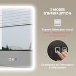 LED vonios veidrodis su Bluetooth ir reguliuojamu apšvietimu – Paveikslėlis 5
