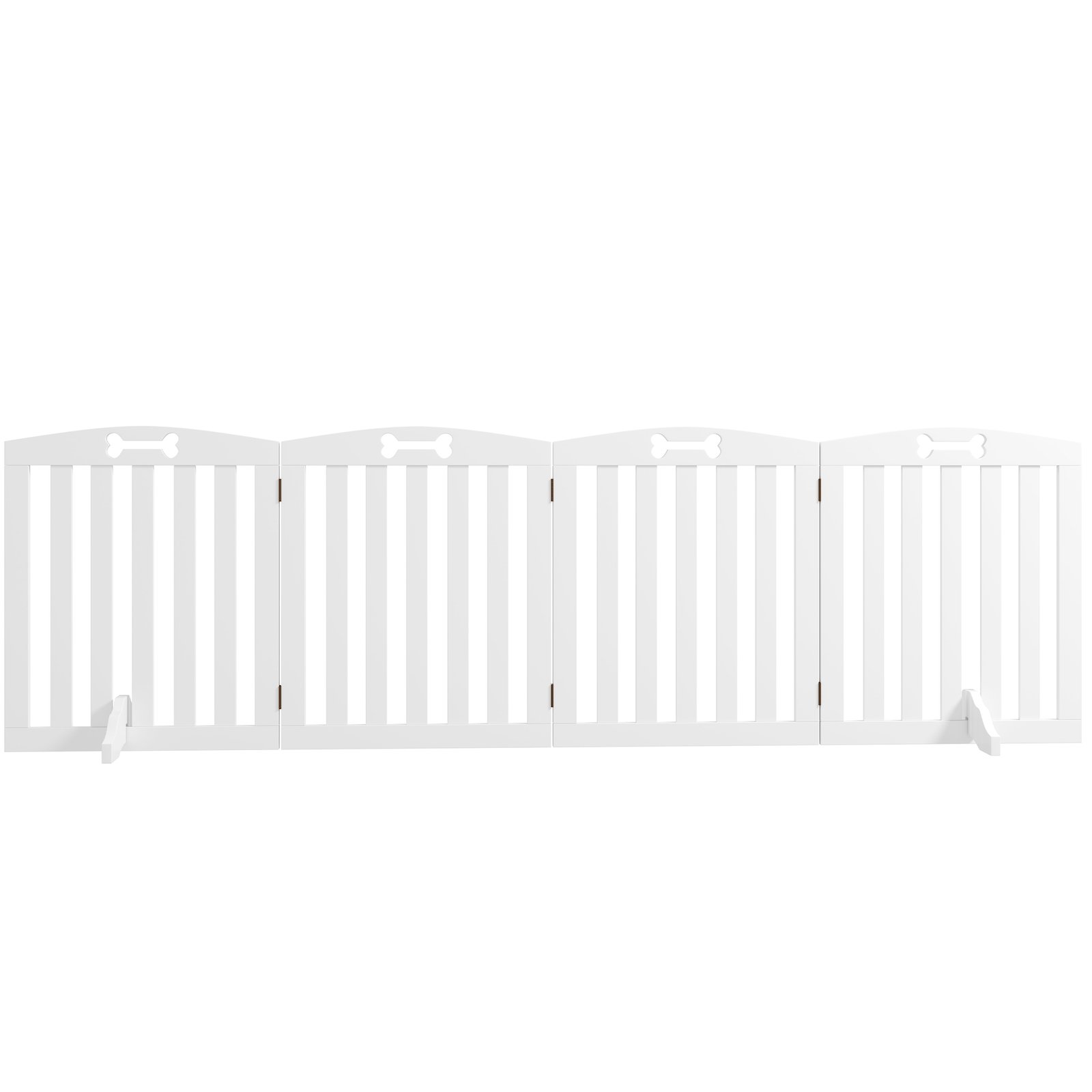 Laisvai statoma šunų užtvara su atraminėmis kojelėmis