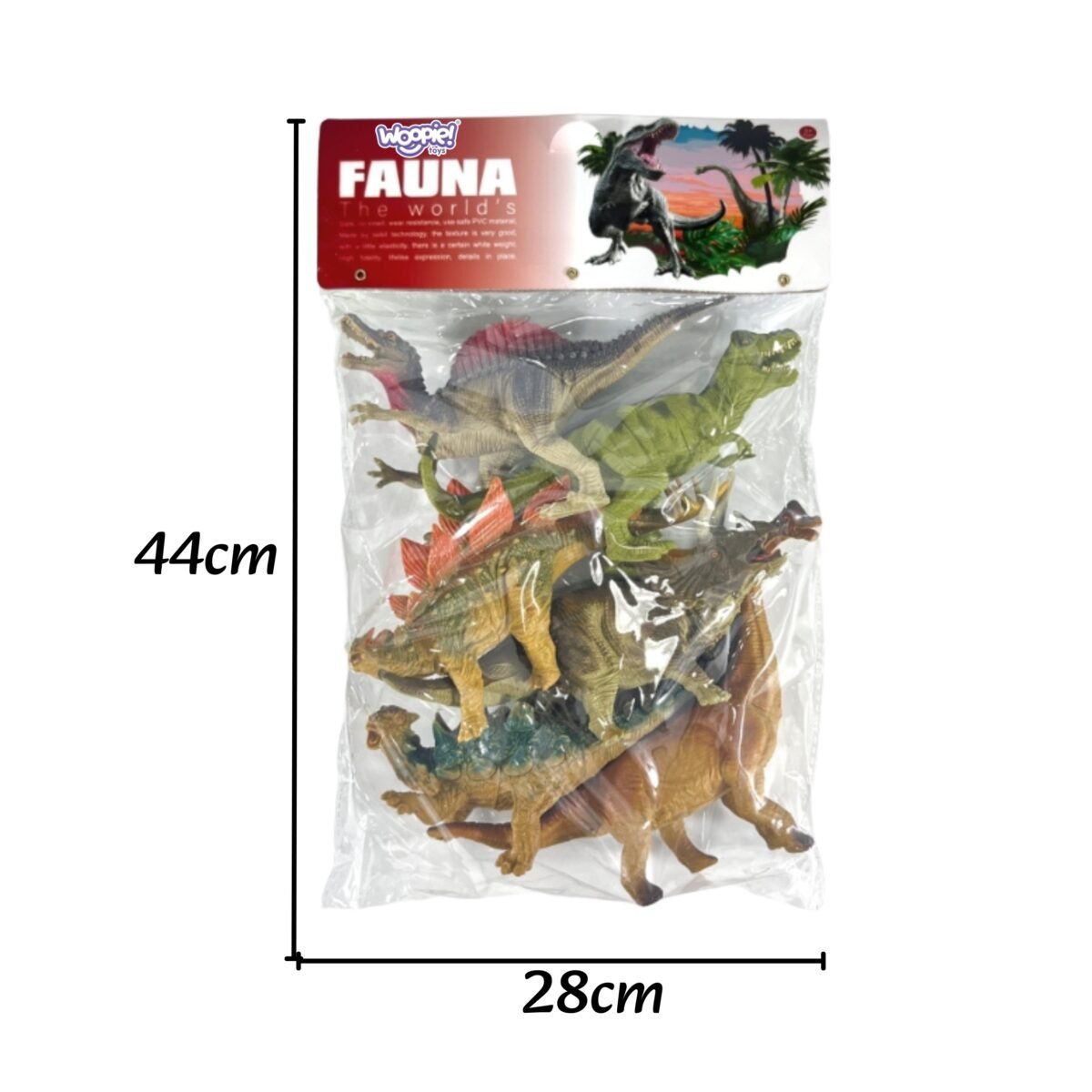 Lanksčių dinozaurų figūrėlių rinkinys (6 vnt.) – Paveikslėlis 4