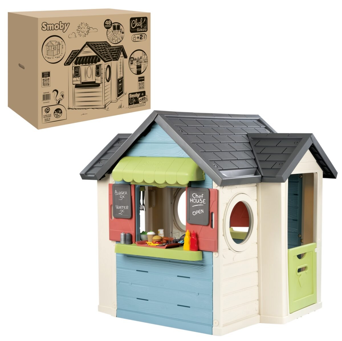 SMOBY lauko žaidimų namelis-restoranas – Paveikslėlis 8