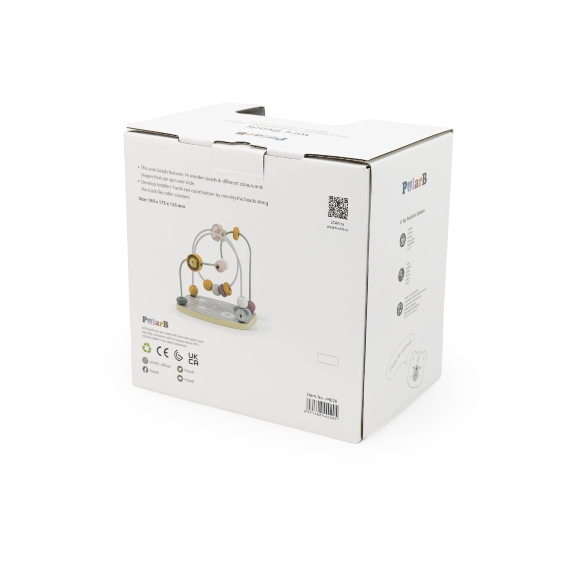 Lavinamasis medinis karoliukų labirintas su gyvūnėliais – Paveikslėlis 12