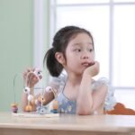 Lavinamasis medinis karoliukų labirintas su gyvūnėliais – Paveikslėlis 6