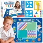 Lavinamasis vandeninis piešimo kilimėlis kosmoso tema