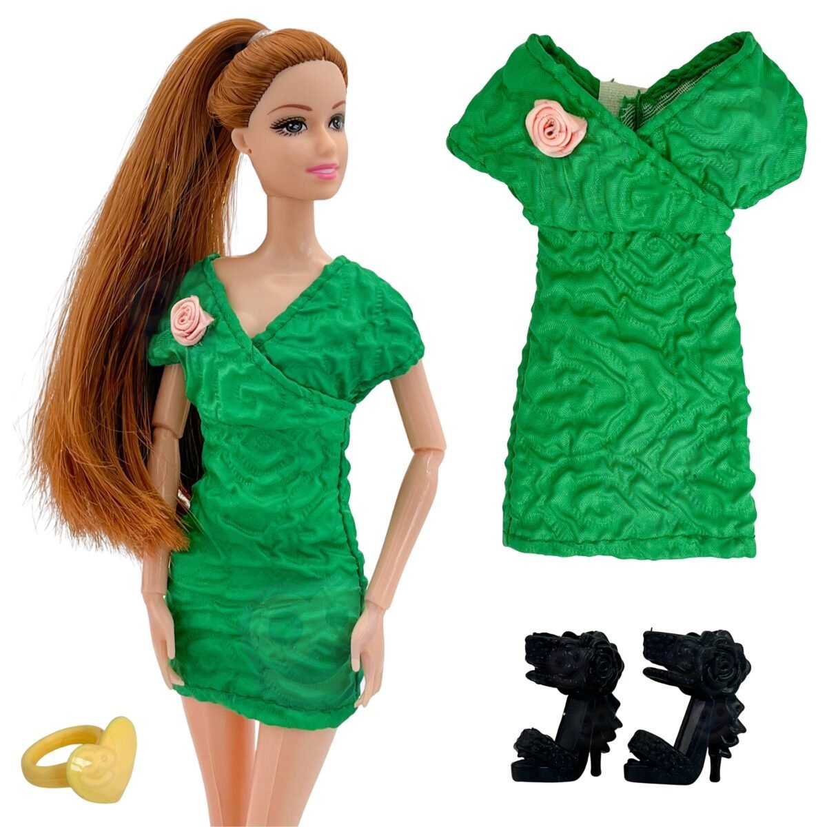 Lėlė Emi 30 cm su drabužėliais ir 12 mados staigmenų – Paveikslėlis 3