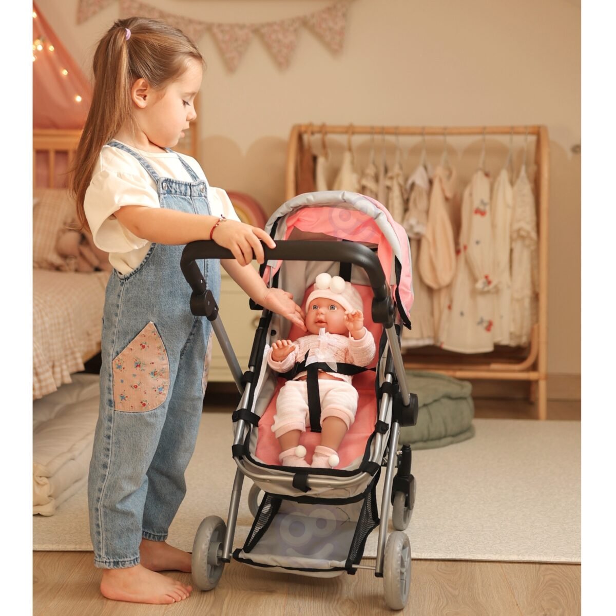 Lėlė kūdikėlis su apranga ir kepure – Paveikslėlis 3