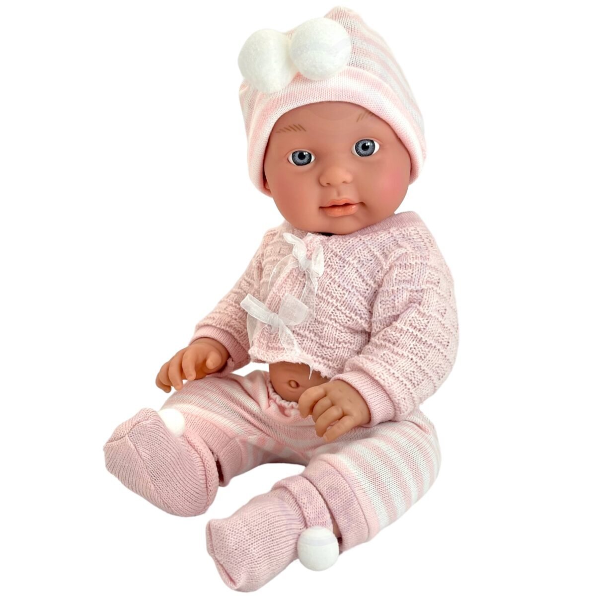Lėlė kūdikėlis su apranga ir kepure – Paveikslėlis 6