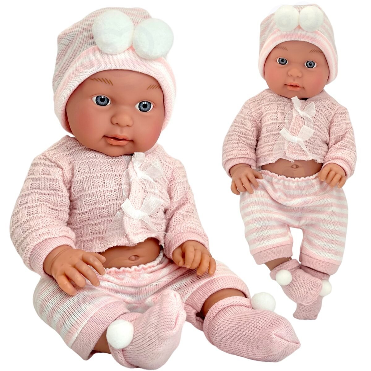 Lėlė kūdikėlis su apranga ir kepure – Paveikslėlis 8