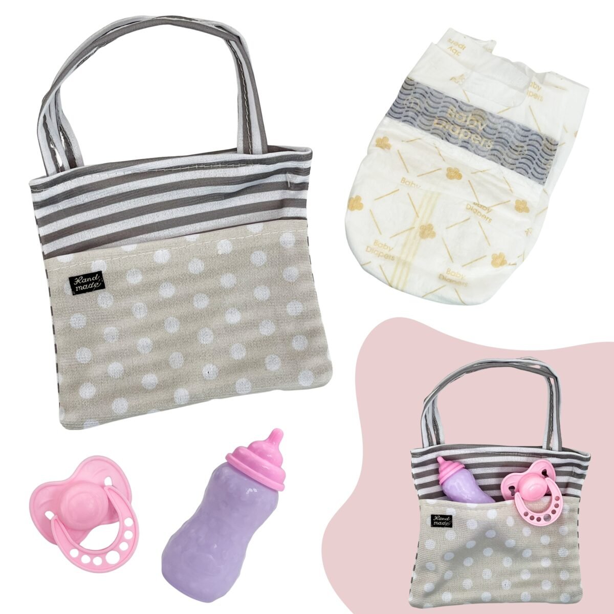 Lėlė-kūdikis su priedais – Paveikslėlis 3