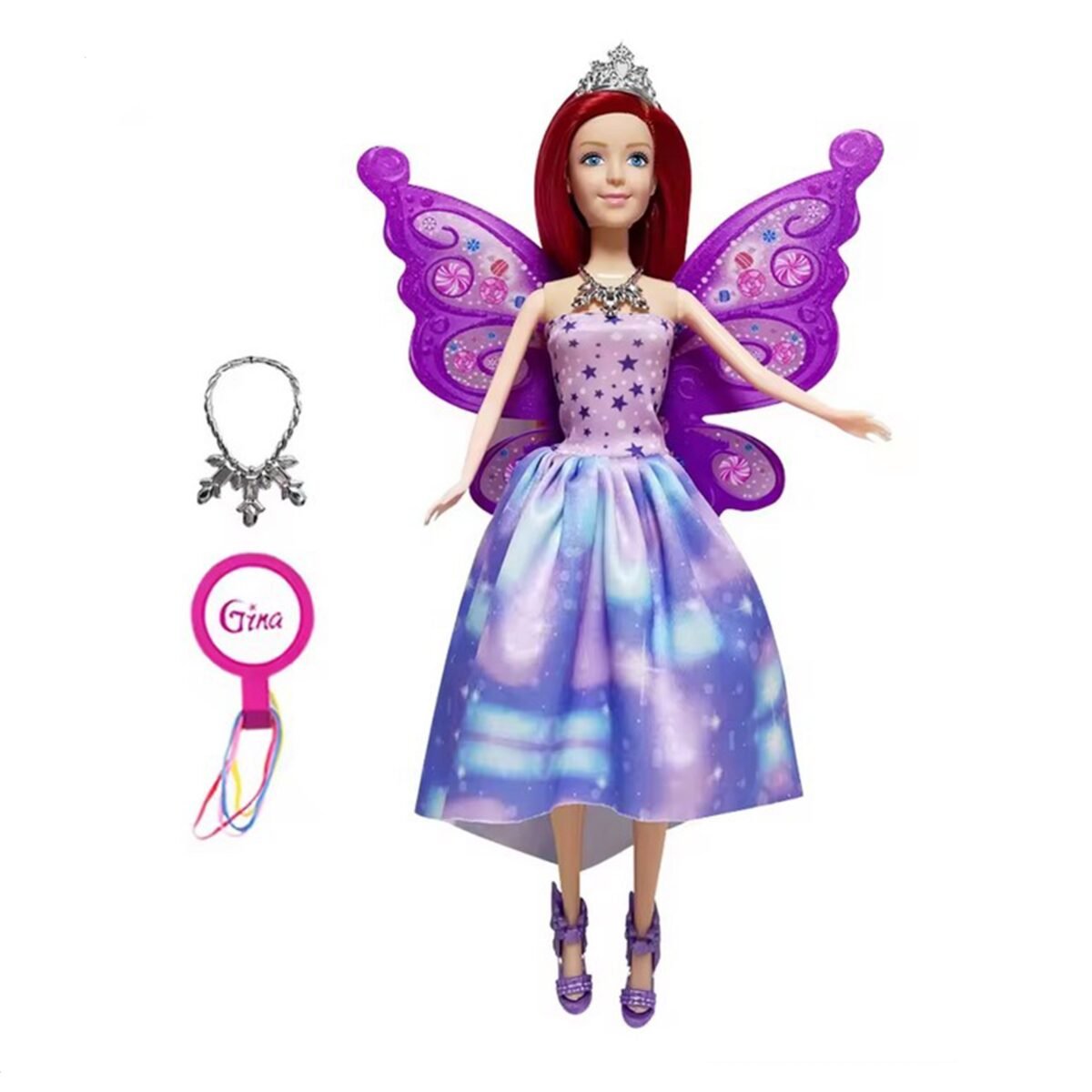 Lėlių rinkinys: 4 princesės su aksesuarais – Paveikslėlis 10