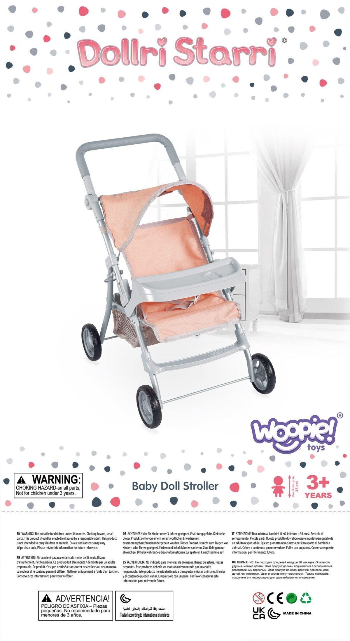 Lėlių vežimėlis su spalvingomis širdelėmis – Paveikslėlis 17