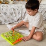 Magnetinė 2in1 lenta: labirintas ir Kinų šaškės – Paveikslėlis 2