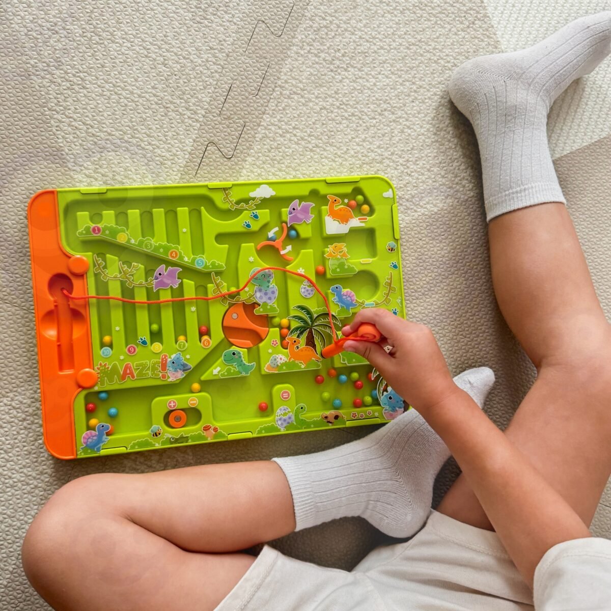 Magnetinė 2in1 lenta: labirintas ir Kinų šaškės – Paveikslėlis 3