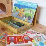 Magnetinė Montessori lavinamoji dėlionė vaikams su 80 magnetinių detalių – Paveikslėlis 2