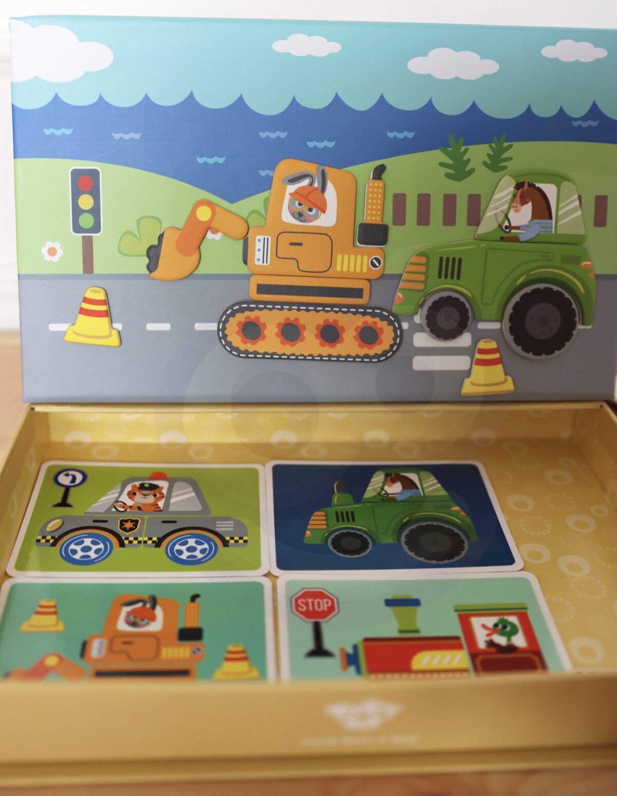 Magnetinė Montessori lavinamoji dėlionė vaikams su 80 magnetinių detalių – Paveikslėlis 4