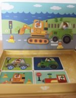 Magnetinė Montessori lavinamoji dėlionė vaikams su 80 magnetinių detalių – Paveikslėlis 4