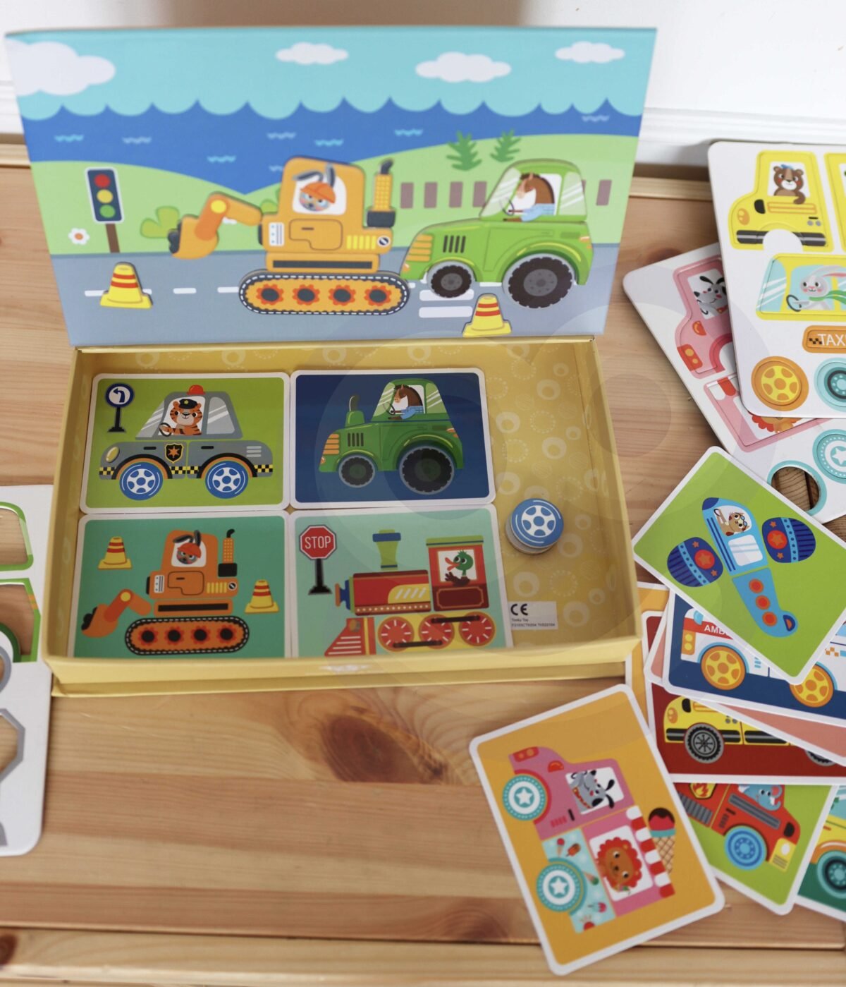 Magnetinė Montessori lavinamoji dėlionė vaikams su 80 magnetinių detalių – Paveikslėlis 6