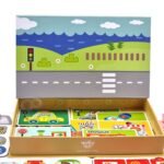 Magnetinė Montessori lavinamoji dėlionė vaikams su 80 magnetinių detalių – Paveikslėlis 7