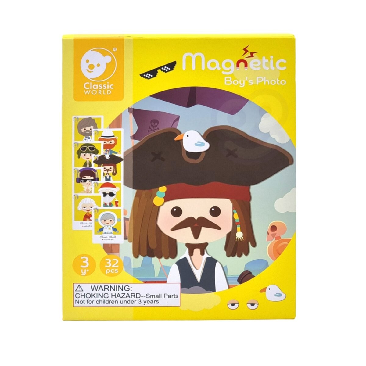 Magnetinė mados dėlionė berniukams su 32 elementais – Paveikslėlis 14