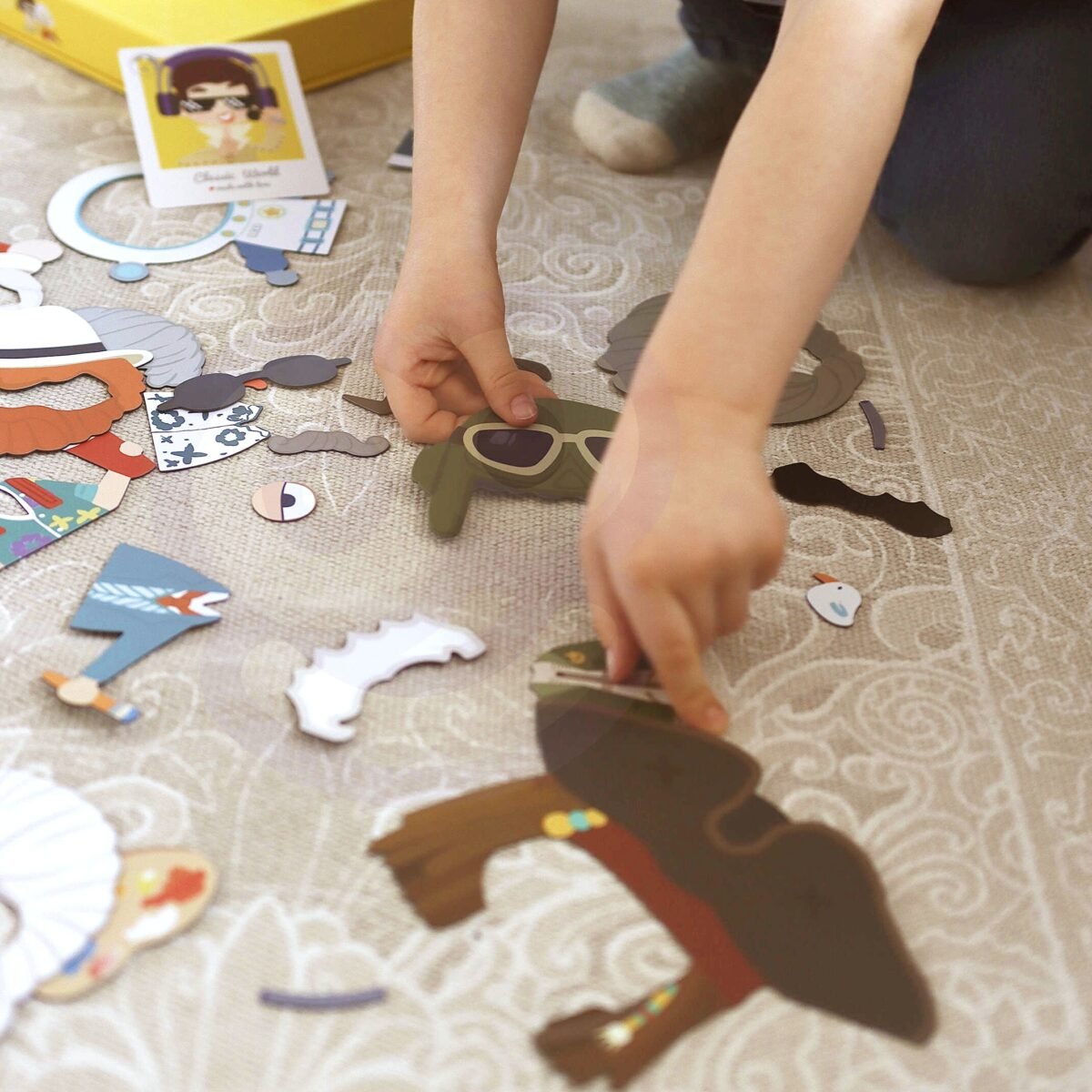 Magnetinė mados dėlionė berniukams su 32 elementais – Paveikslėlis 5