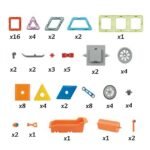 Magnetinės 3D konstravimo kaladėlės transporto priemonėms, 80 dalių – Paveikslėlis 5