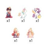 Magnetinės kaladėlės pasakų piliai su figūrėlėmis, 55 dalys – Paveikslėlis 4