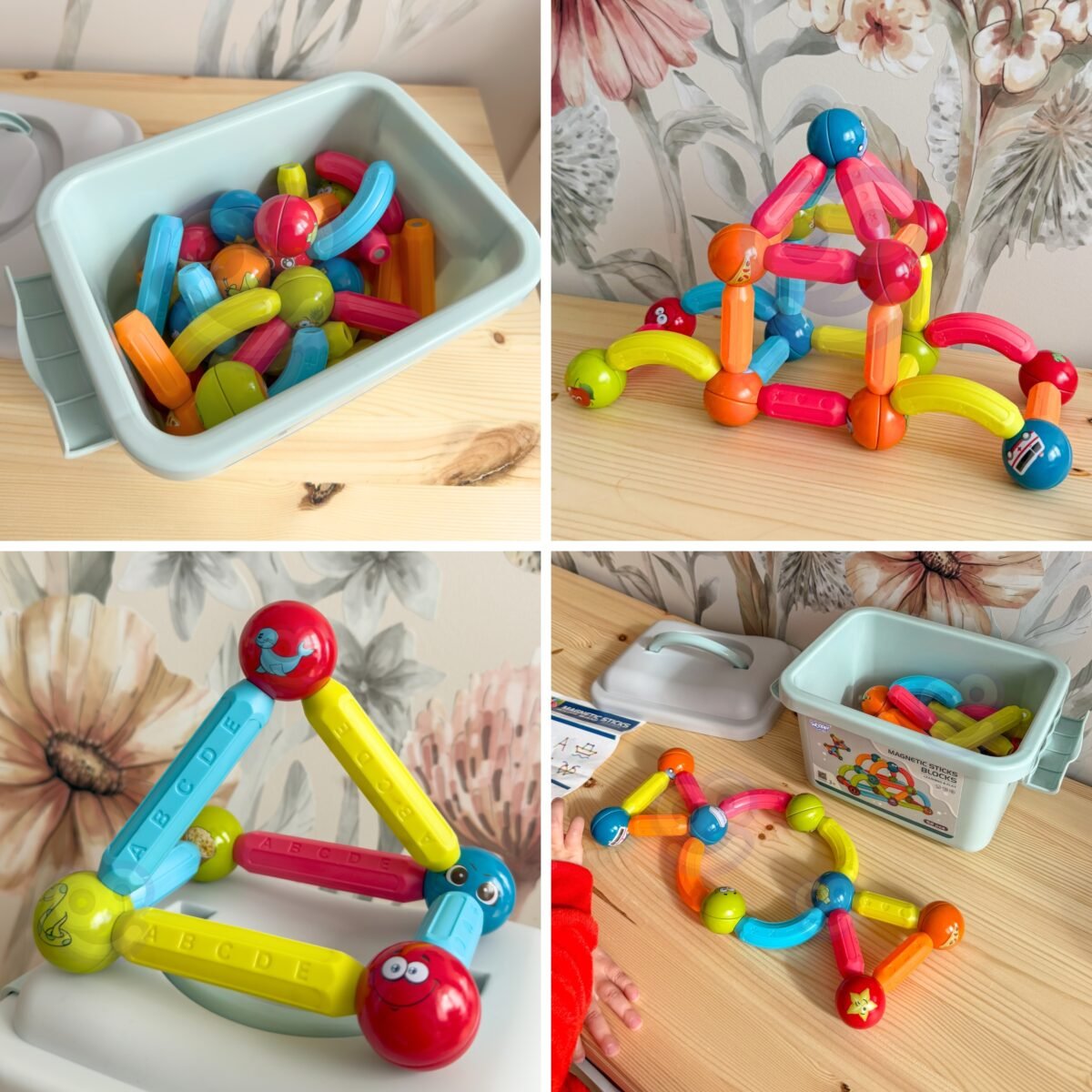 Magnetinės konstravimo kaladėlės 52 detalių – Paveikslėlis 3