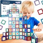 Magnetinės lavinamosios kaladėlės su raidėmis