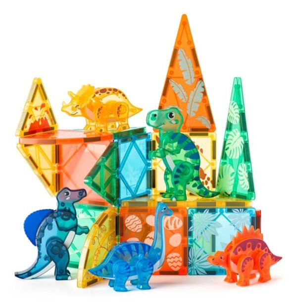 Magnetinis konstravimo rinkinys „Dinozaurai“