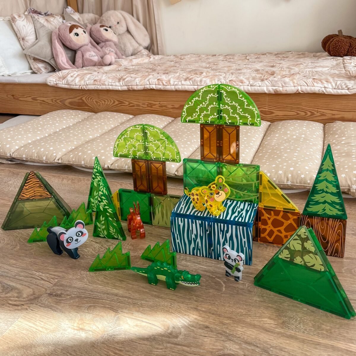 Magnetinis konstruktorius su retais gyvūnais, 45 dalių – Paveikslėlis 4