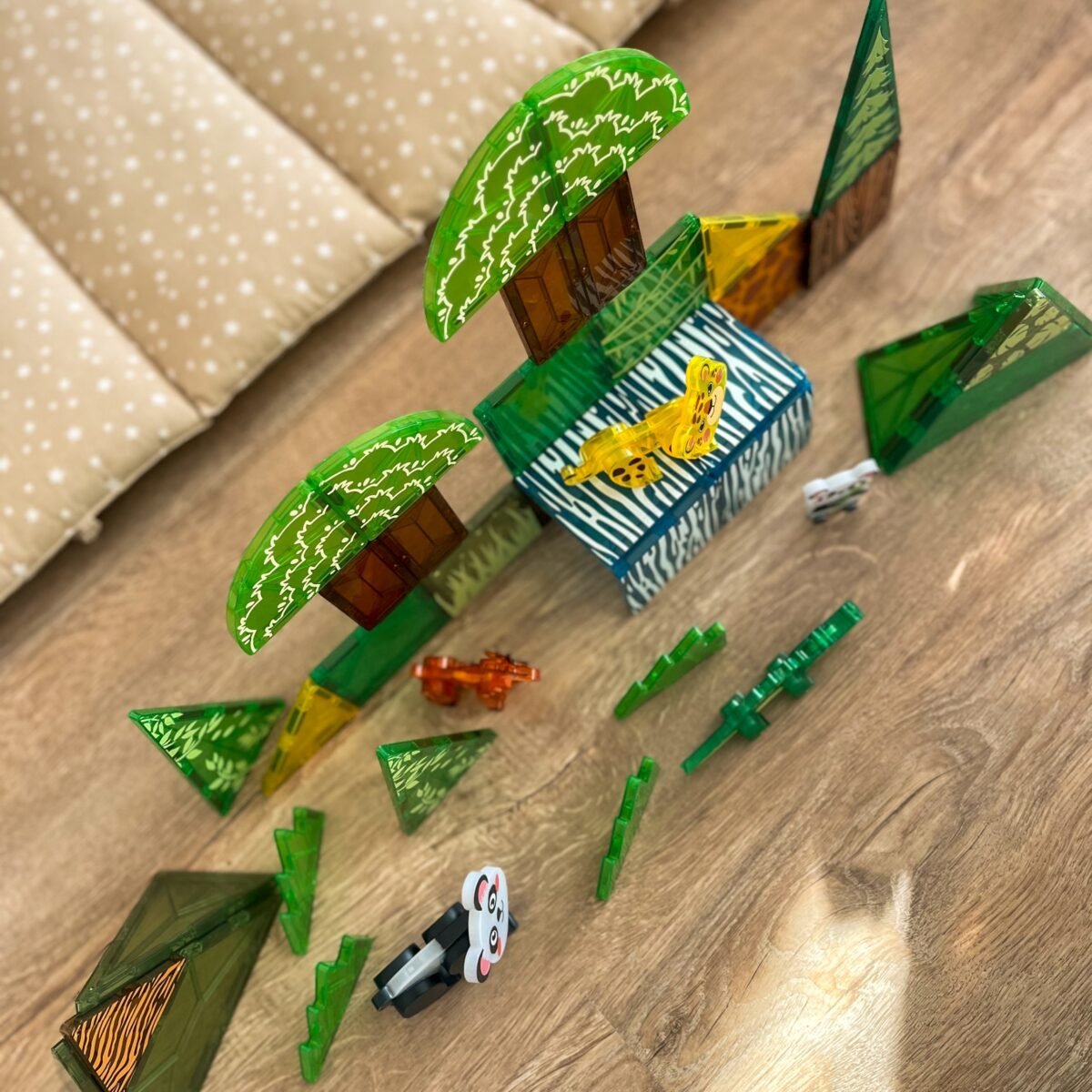 Magnetinis konstruktorius su retais gyvūnais, 45 dalių – Paveikslėlis 5