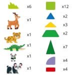 Magnetinis konstruktorius su retais gyvūnais, 45 dalių – Paveikslėlis 10