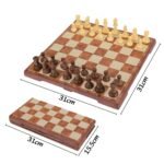 Magnetinis šachmatų ir šaškių rinkinys 2 viename – Paveikslėlis 4