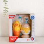 Maudynių žaislų rinkinys su ančiuku, puodeliu ir vandens žaislu – Paveikslėlis 6